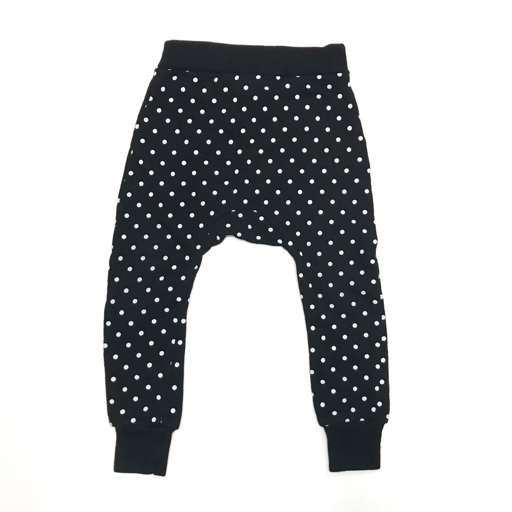 beau loves black sweatpant jogger polka dot davenport pant baggy sweat unisex